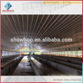 SHOWHOO Estructura de acero Fireproofed eps panel de pared eficiente de la carne de gallinas de pollo arrojar diseño